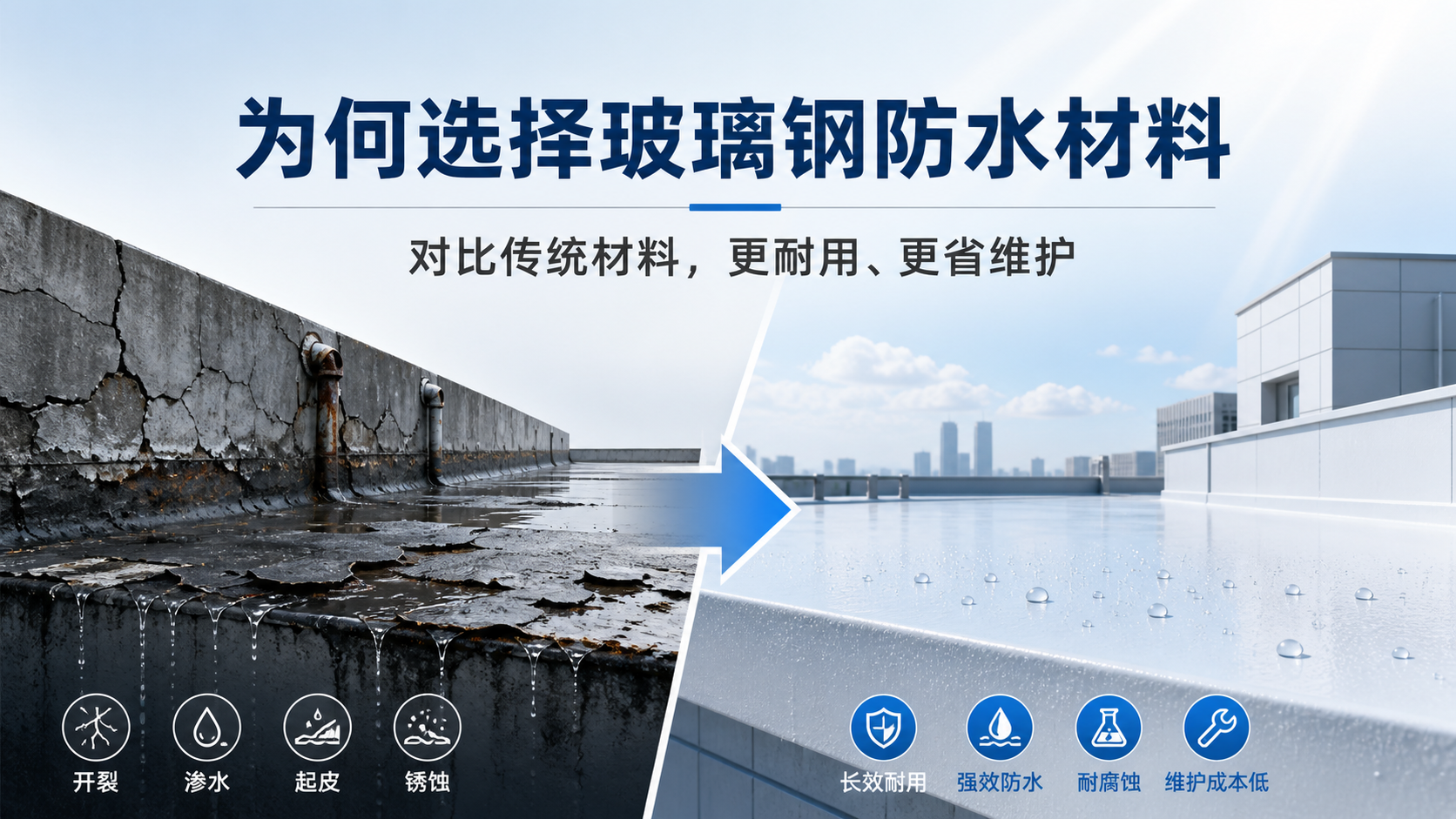 在昌都，为何选择玻璃钢防水材料而非传统材料